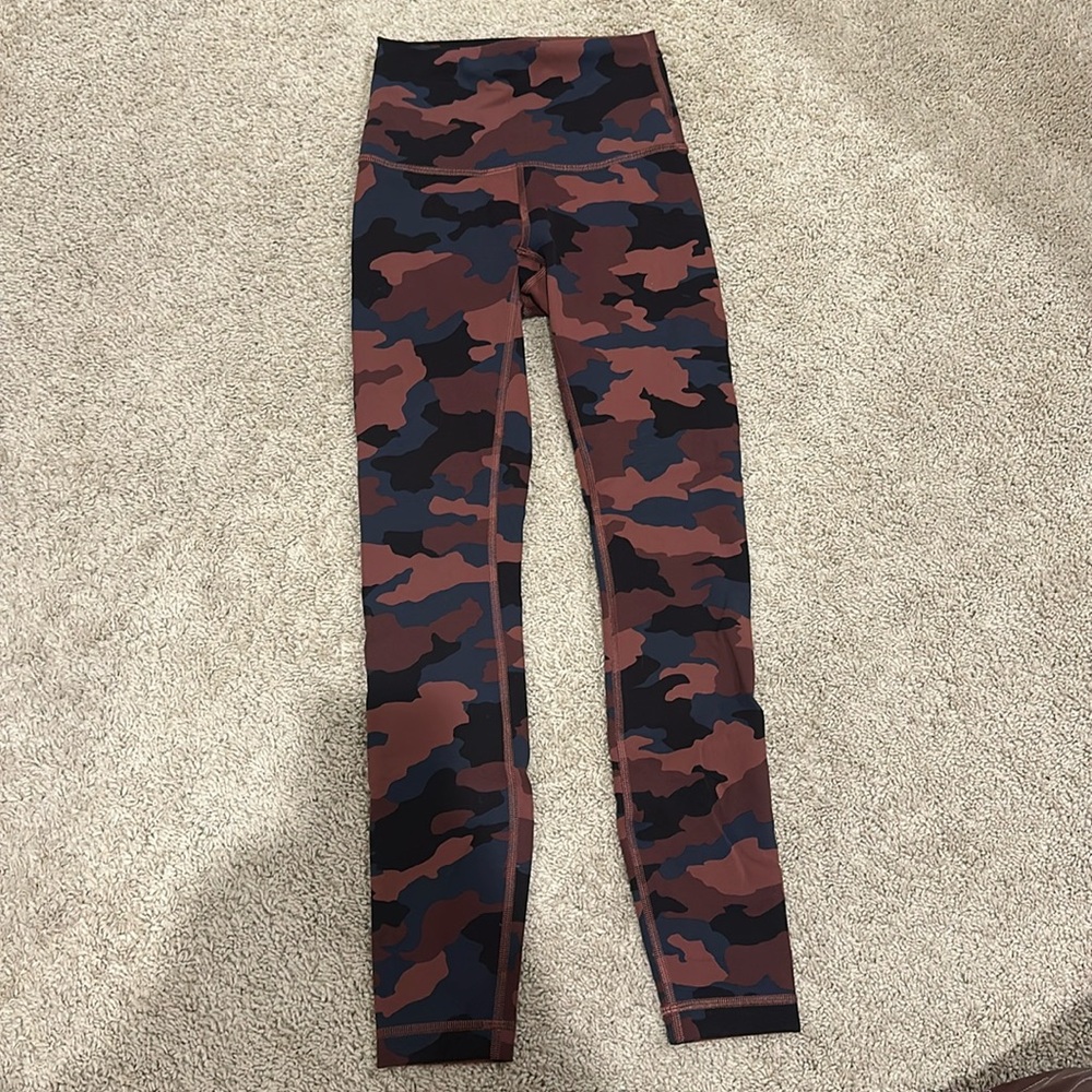 Lululemon Wunder Train Camo Leggings